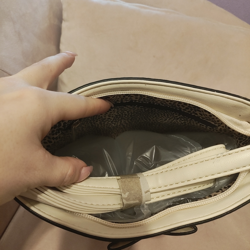 White purse